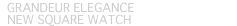 GRANDEUR ELEEGANCE New Square Watch